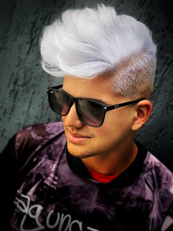 Corte masculino na régua